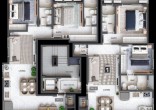 APTO COM 02 DORMS. APROX. 300M MAR, MOBILIADO!!!