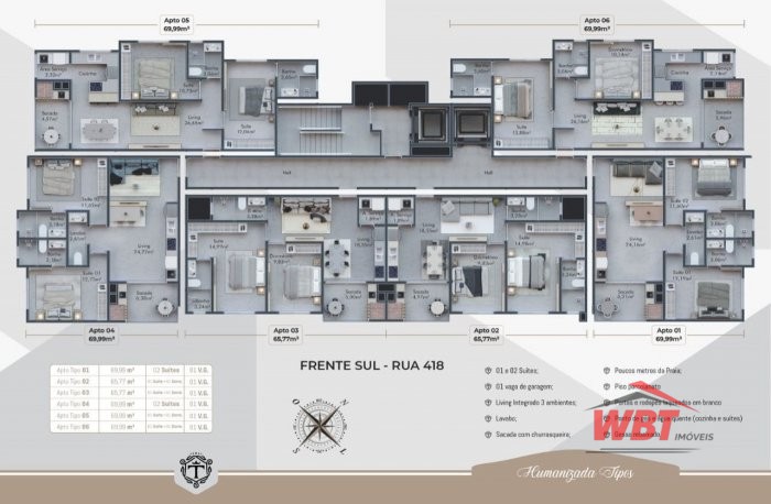 LAN�AMENTO, COM 02 DORM., 350M MAR, ULTIMAS UNIDAD